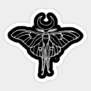 Luna Moth Sticker